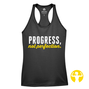 This light-weight racerback tank top for women features moisture-wicking fabric with UV 40+ protection, a modern relaxed feminine fit, and racerback. The fabric has a nice amount of stretch so it drapes nicely around curves!