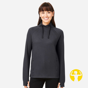 NEW! Women's Waffle Cross-Neck Pullover (XS-3XL)