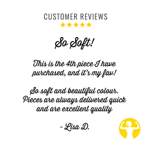 5 Star Review: So Soft! This cropped hoodie is the 4th piece I've purchased and it's my fav! So soft and beautiful colour. Pieces are always delivered quick and are excellent quality. From Asskicker Activewear Customer