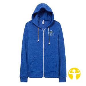 Let's Get Toasted, Asskicker Outdoors Eco-Fleece Zip Hoodie (XS-3XL)
