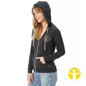 Let's Get Toasted, Asskicker Outdoors Eco-Fleece Zip Hoodie (XS-3XL)