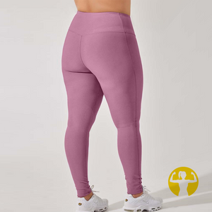 Dusty Rose, Sustainable Leggings in Plus Sizes