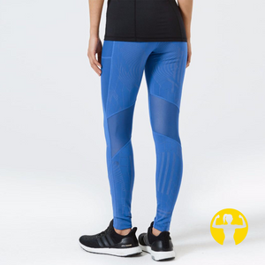 Sprinter Reflective Performance Pocket Leggings - Cobalt Blue