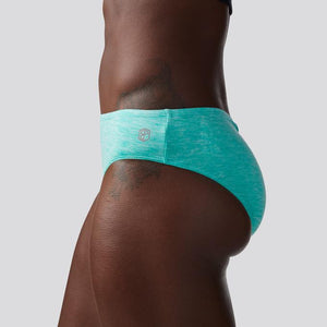 Teal Athleisure Undies from Born Primitive