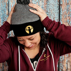 Pom-Pom Toque with Asskicker Logo