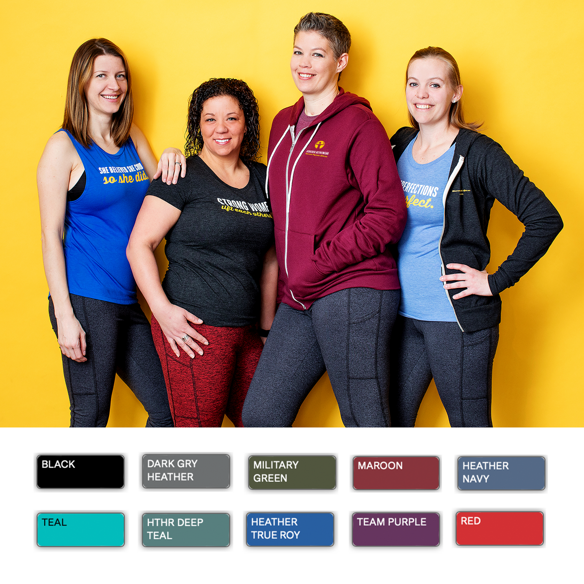 Super soft fleece lined hoodie in black, grey, green, maroon, navy, teal, purple, blue or red