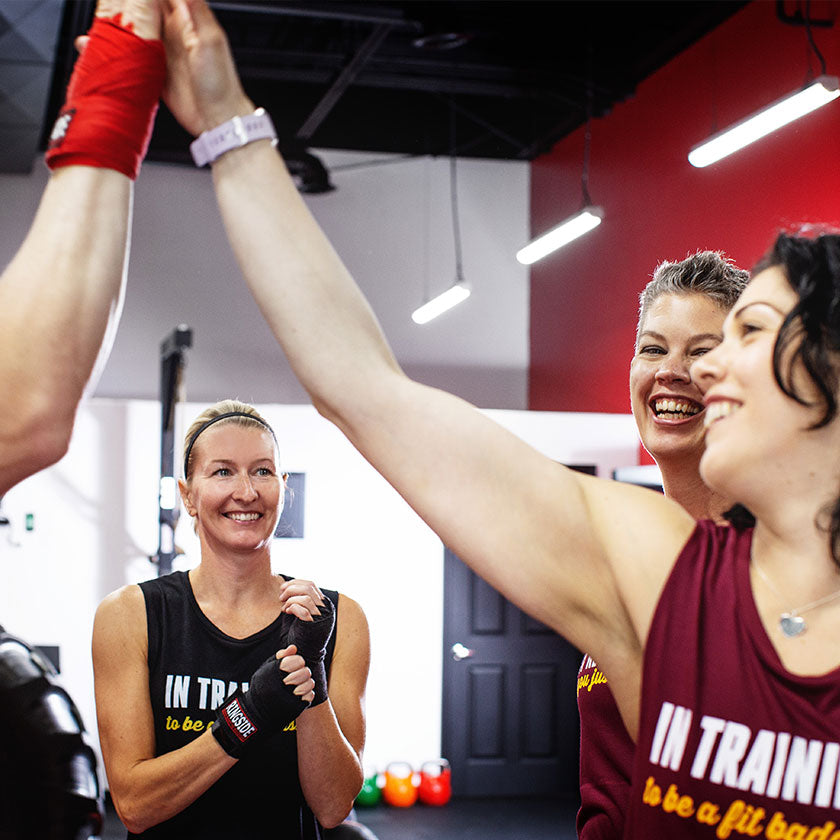 The Asskicker Army is a group of fun, friendly, supportive women who like to make new friends while challenging themselves by attending events or classes like the Aerial Yoga, Stand up Paddling, Kickboxing or Yoga and Cider classes we've done in the past.