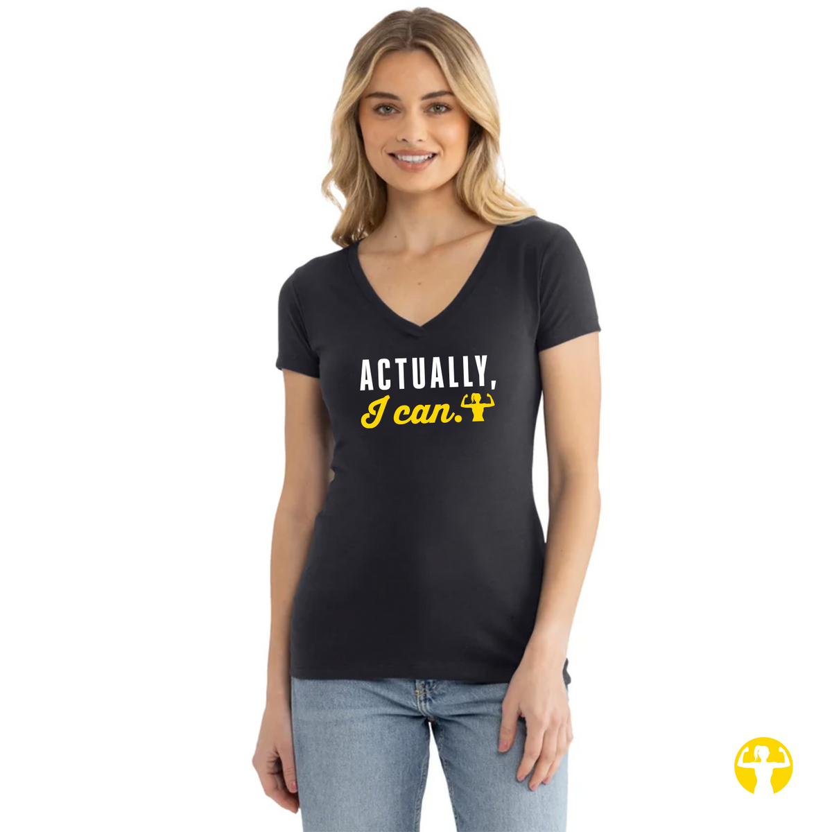 Choose Your Saying Premium Ideal V-Neck Tee