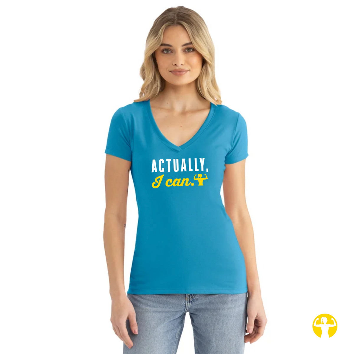 Choose Your Saying Premium Ideal V-Neck Tee
