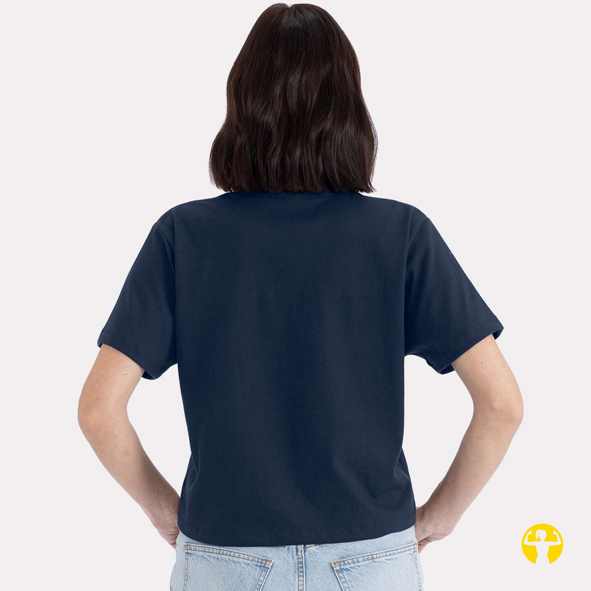 "Not Before Coffee" Premium Festival Crop Tee