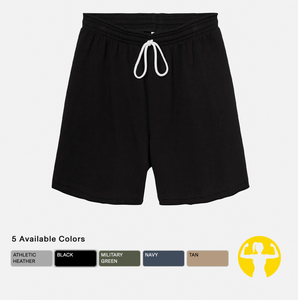 Cut off gym shorts on sale