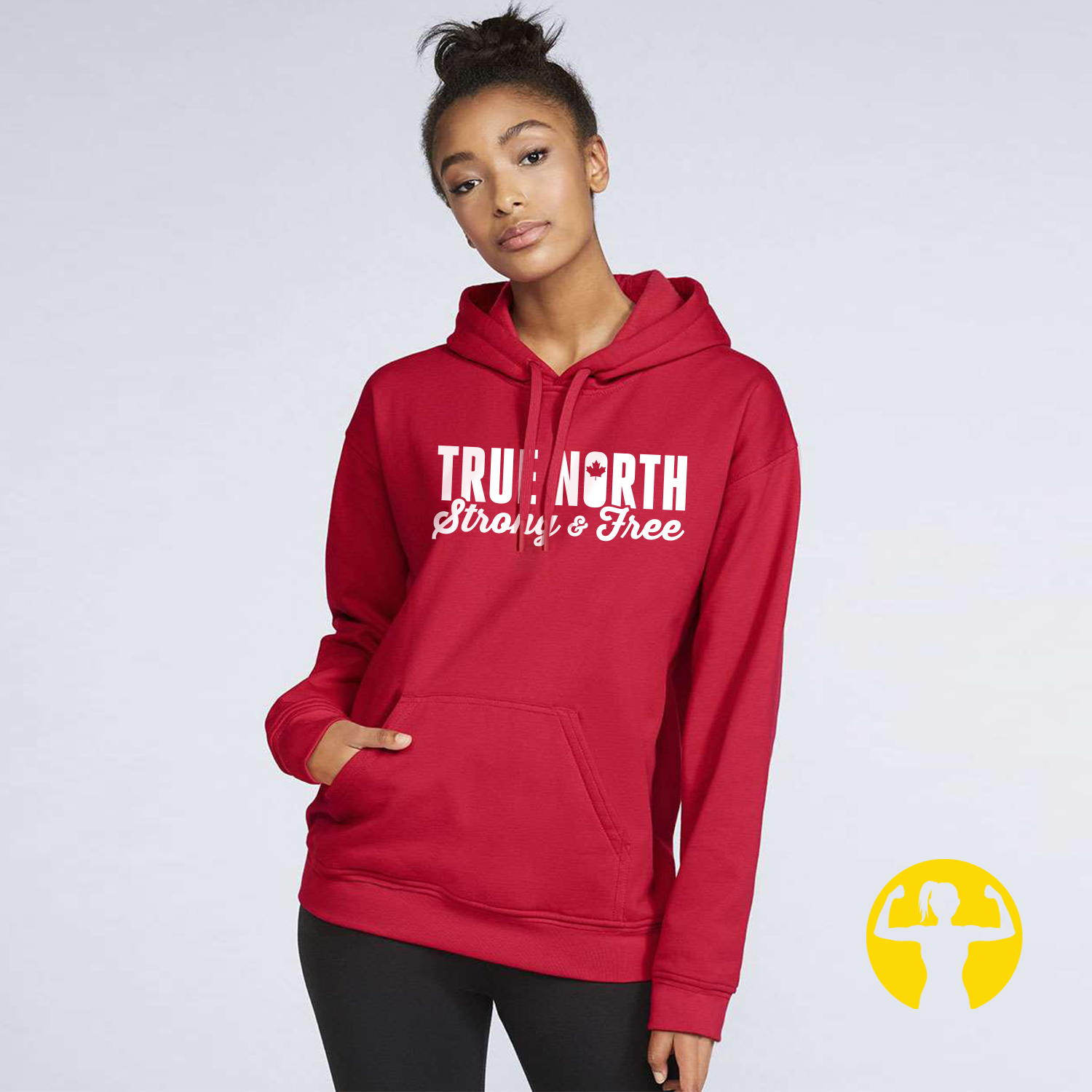 True North Strong & Free | Unisex Softstyle® Midweight Hooded Sweatshirt (S-5XL)