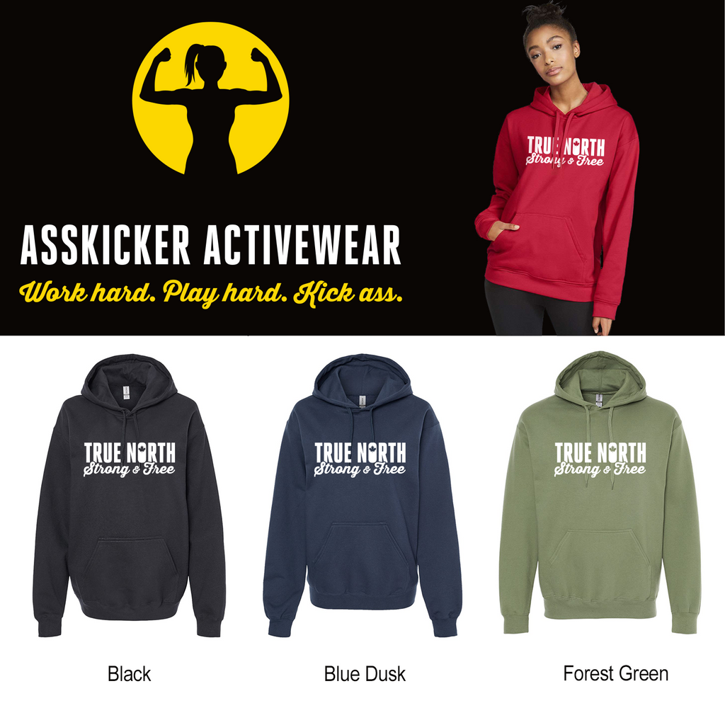 True North Strong & Free | Unisex Softstyle® Midweight Hooded Sweatshirt (S-5XL)