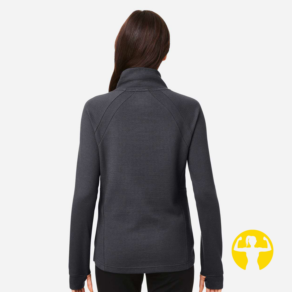 Women's Waffle Cross-Neck Pullover (XS-3XL)