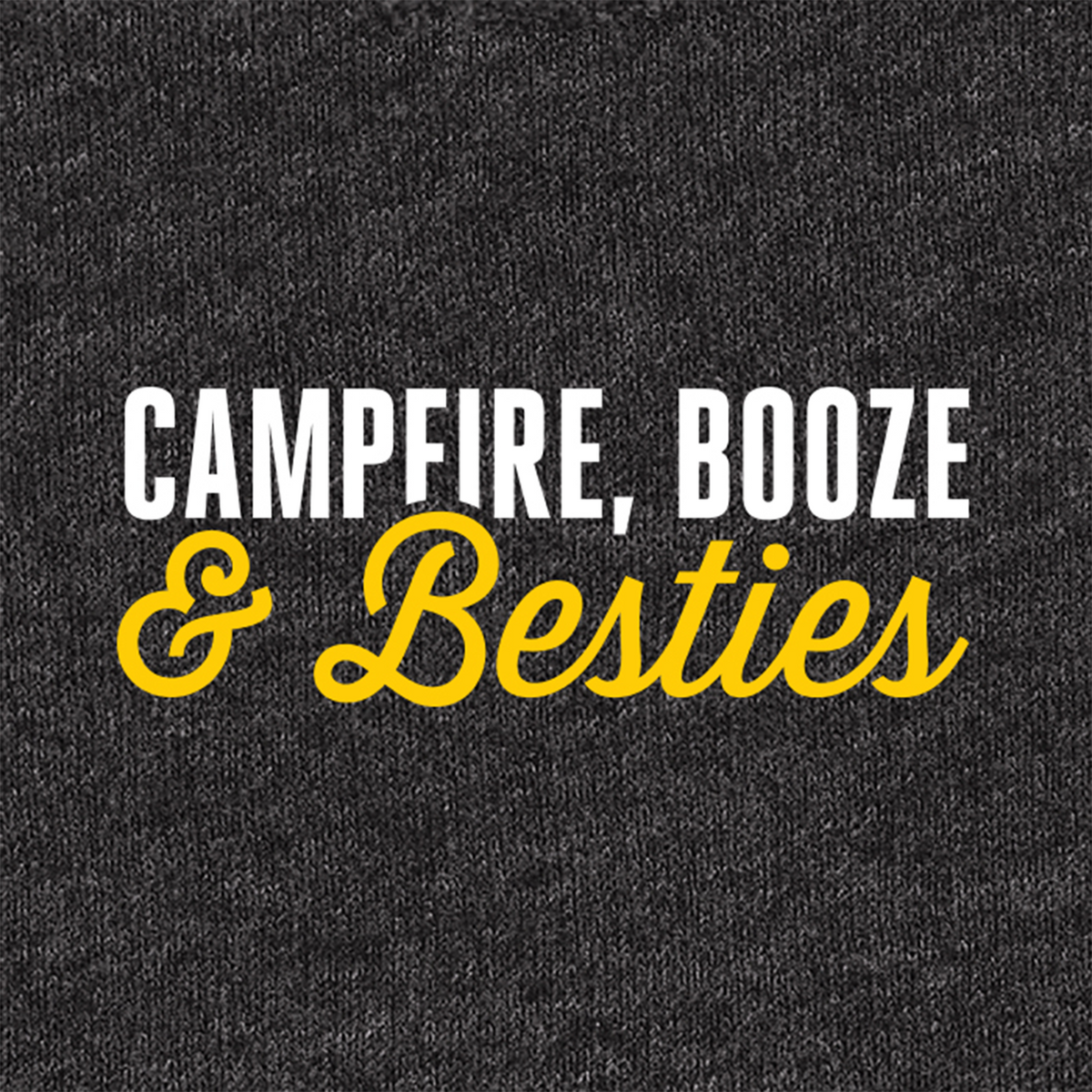 Campfire Booze & Besties Premium Vintage Long Sleeve