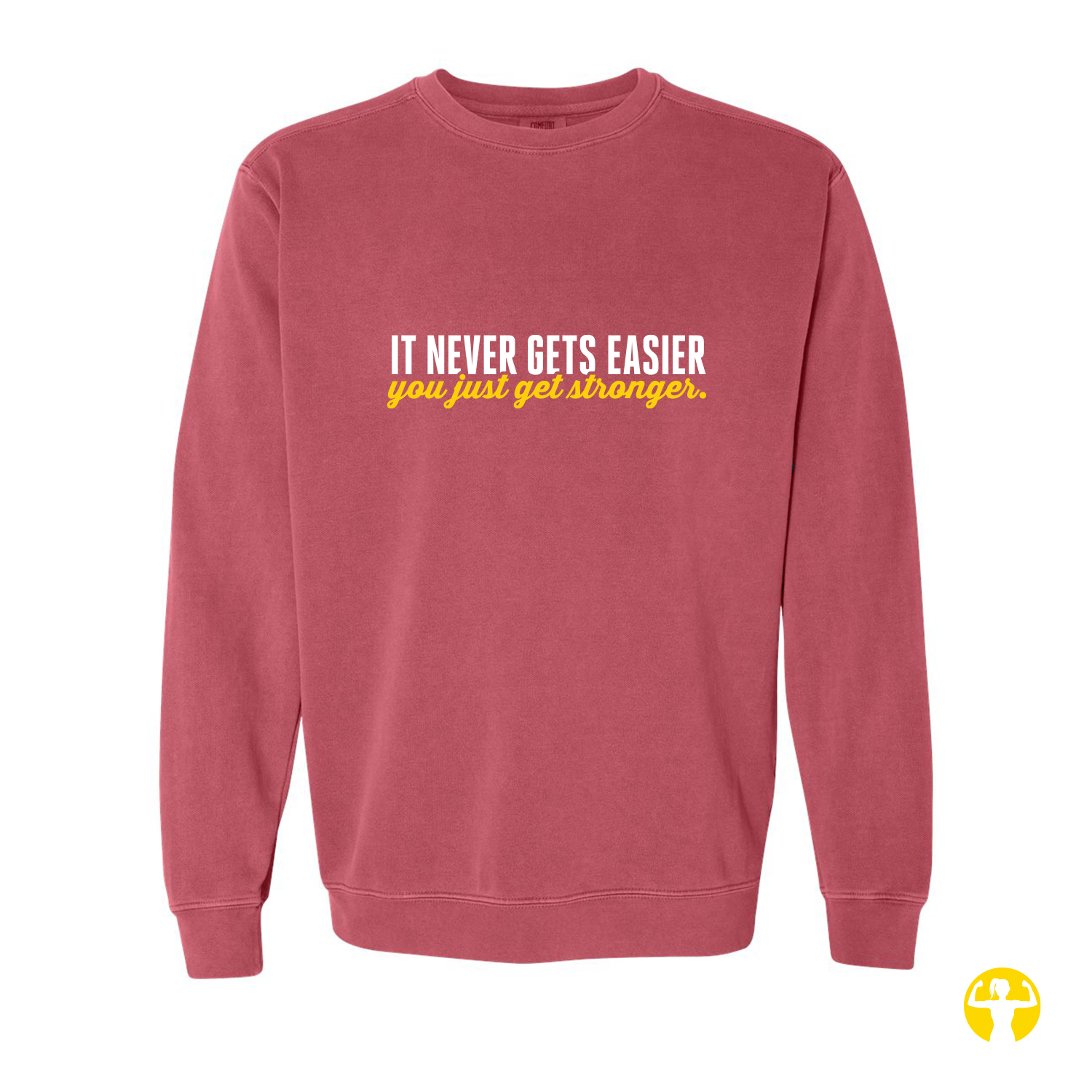 It Never Gets Easier Unisex Vintage Crewneck