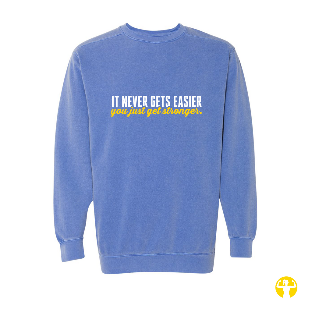 It Never Gets Easier Unisex Vintage Crewneck