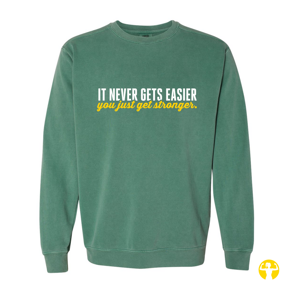 It Never Gets Easier Unisex Vintage Crewneck