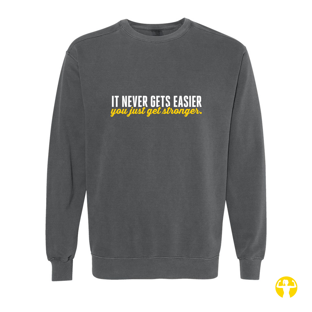 It Never Gets Easier Unisex Vintage Crewneck