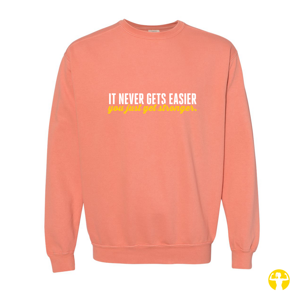 It Never Gets Easier Unisex Vintage Crewneck