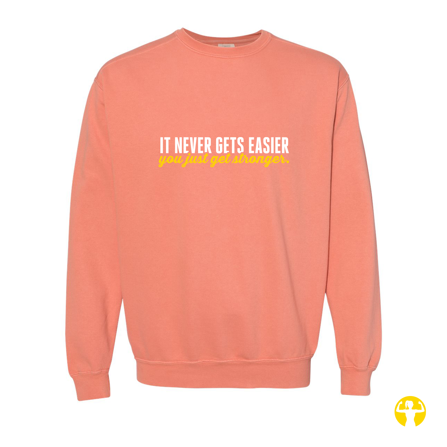 It Never Gets Easier Unisex Vintage Crewneck