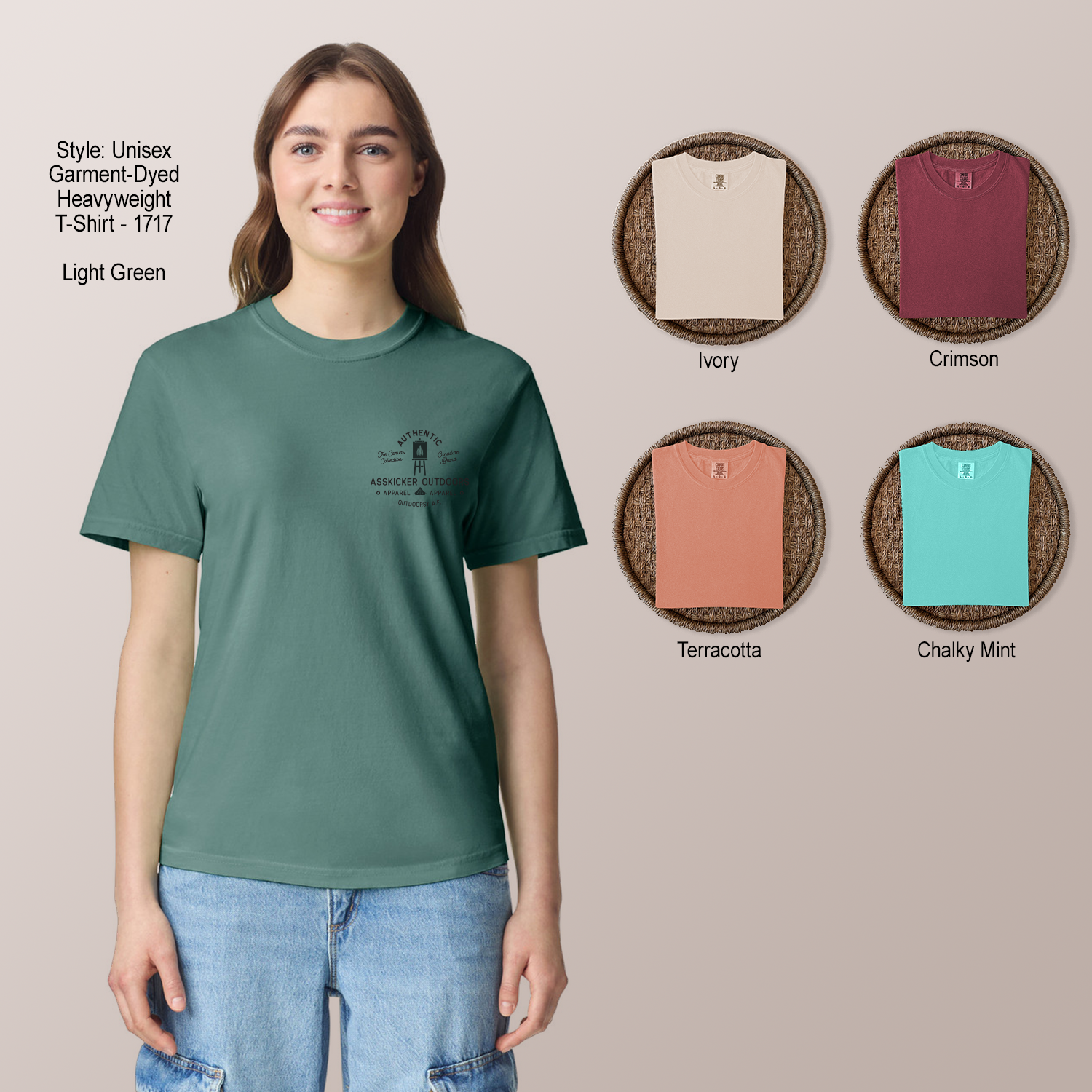 Artist Studio Bundle | Graphic Tee & Canvas Apron Set