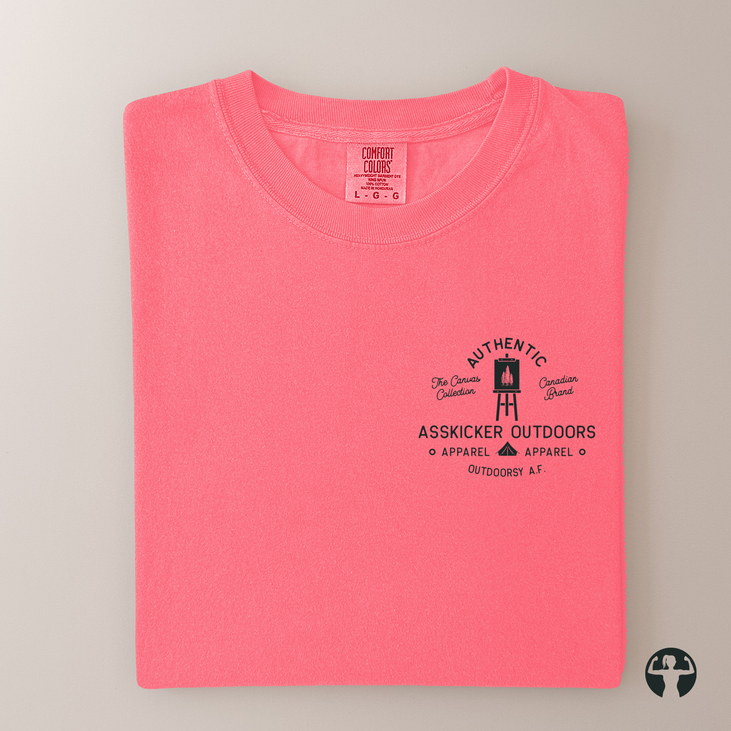 Celebrating Canadian Artists: Garment-Dyed Heavyweight Long Sleeve Tee — Art by Denice Bustraen