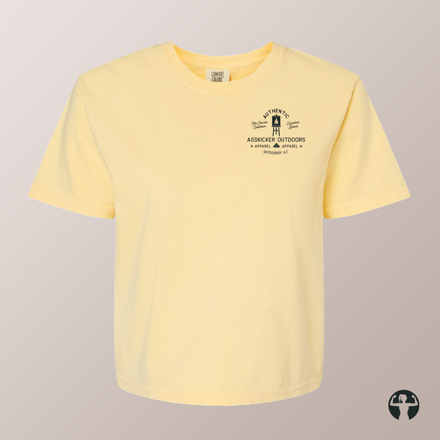 Celebrating Canadian Landscapes: Garment-Dyed Heavyweight Boxy T-Shirt — Art by Denice Bustraen