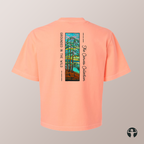 Grounded in the Wild: Garment-Dyed Heavyweight Boxy T-Shirt — Art by Denice Bustraen