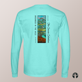 Grounded in the Wild: Garment-Dyed Heavyweight Long Sleeve Tee — Art by Denice Bustraen