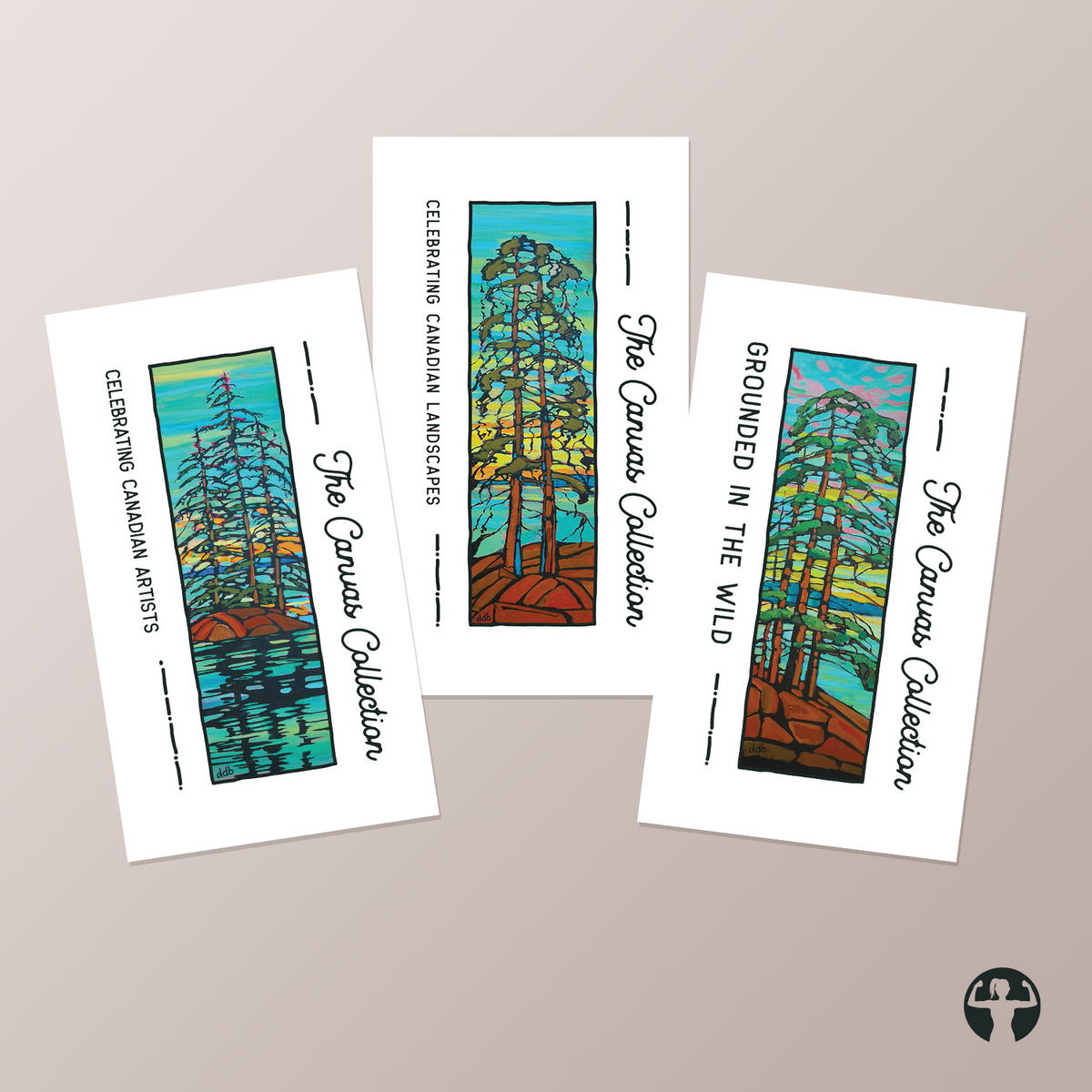 The Canvas Collection Fine Art Stickers – Three Pack