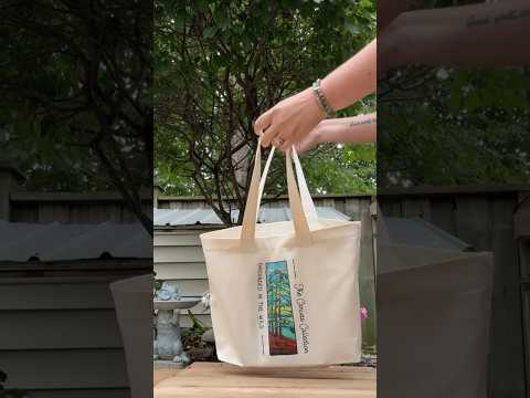 The Canvas Collection: Zippered Landscape Art Tote Bag