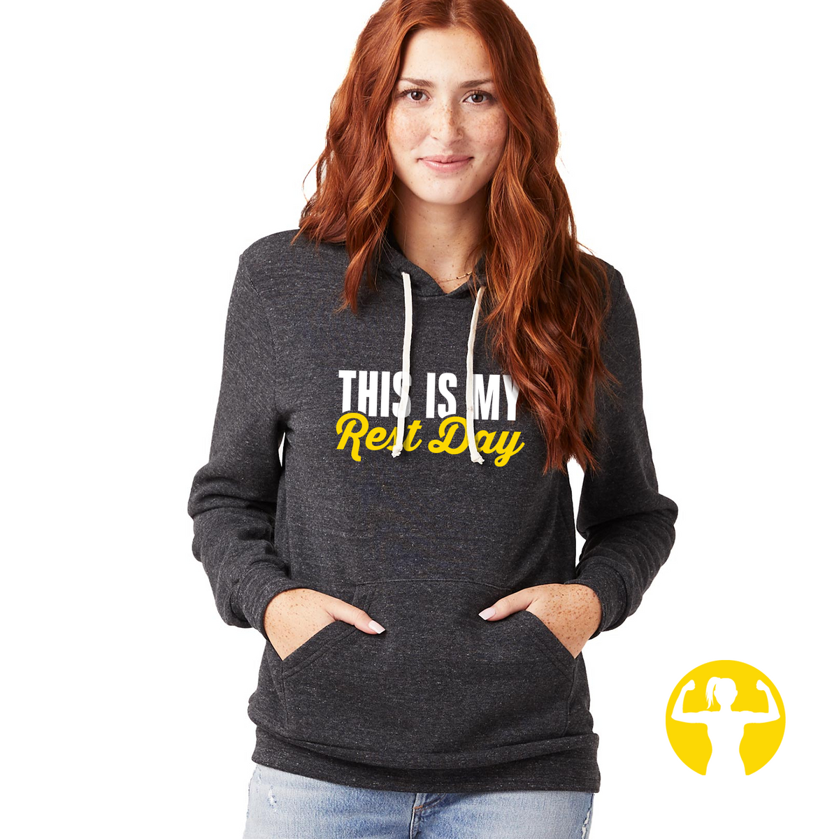 This is my Rest Day Eco-Fleece Hoodie