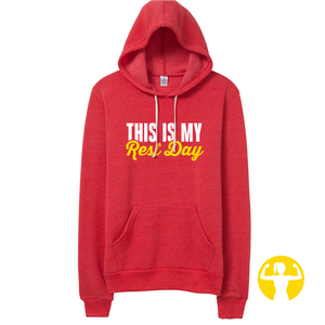 This is my Rest Day Eco-Fleece Hoodie