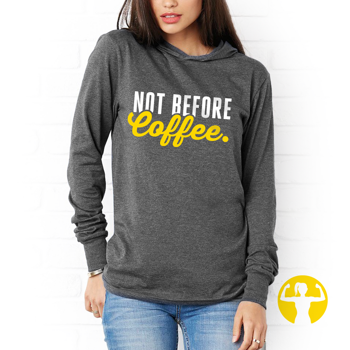 Light Jersey Pullover Hoodie | +30 Sayings | Asskicker Activewear