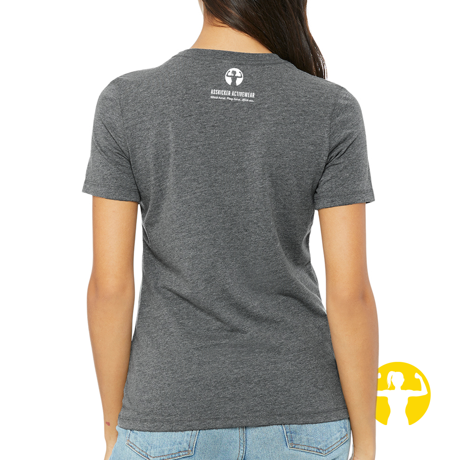 Head Says Gym, Heart Says Wine LADIES RELAXED TRIBLEND TEE (NEW)