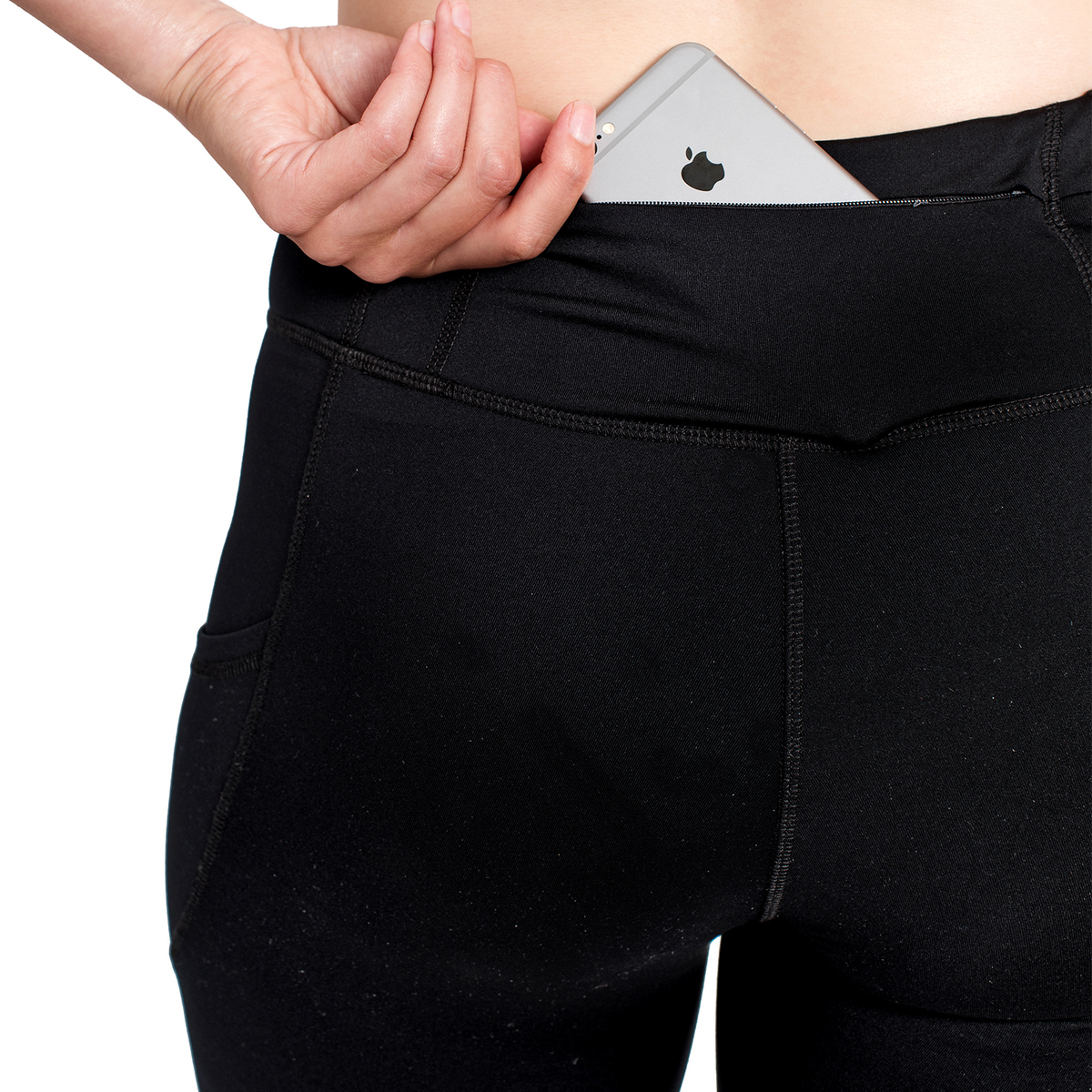 Women's Active Wear Leggings w/ Hidden Waistband Pocket
