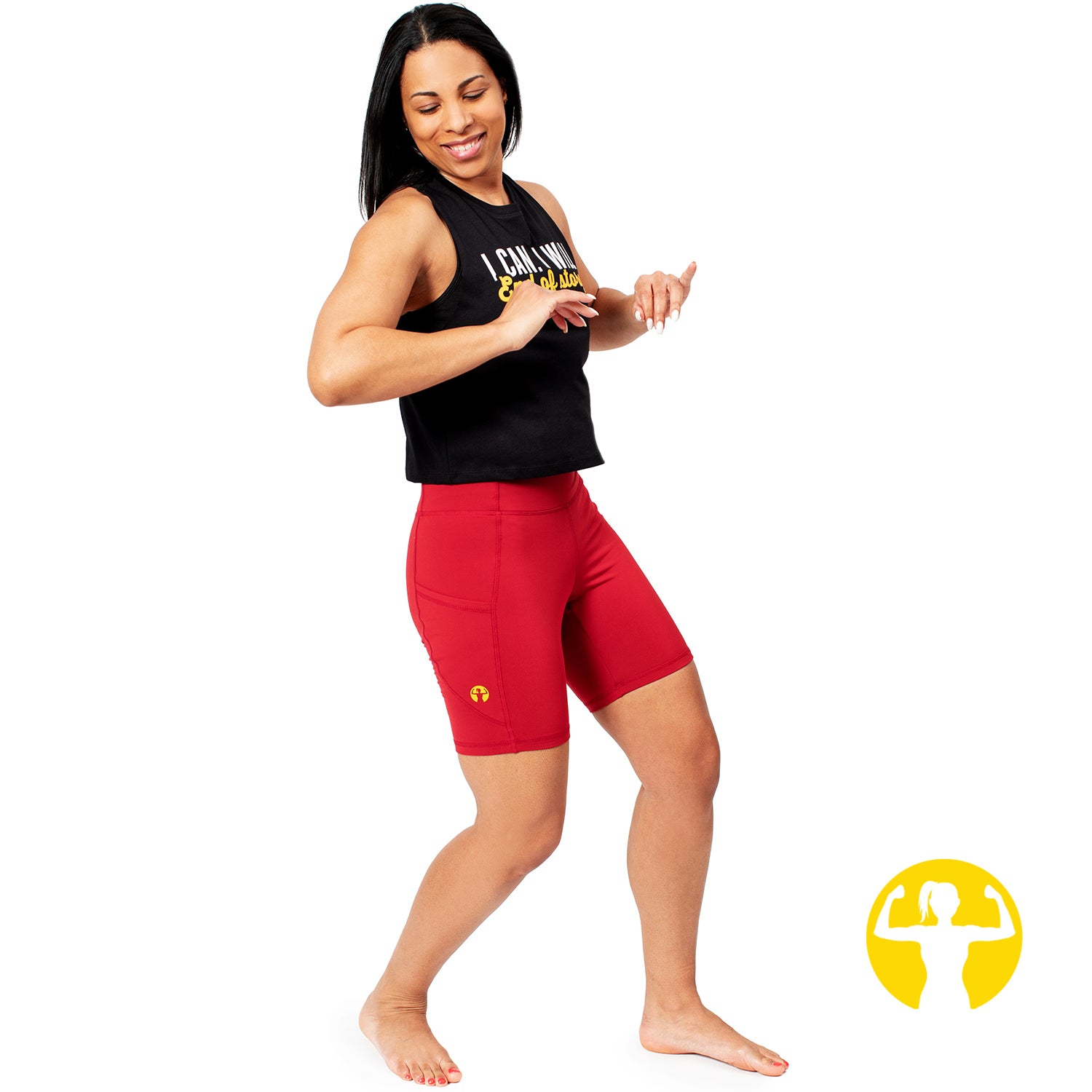 Women's High Waisted Pocket Shorts (S-4X)