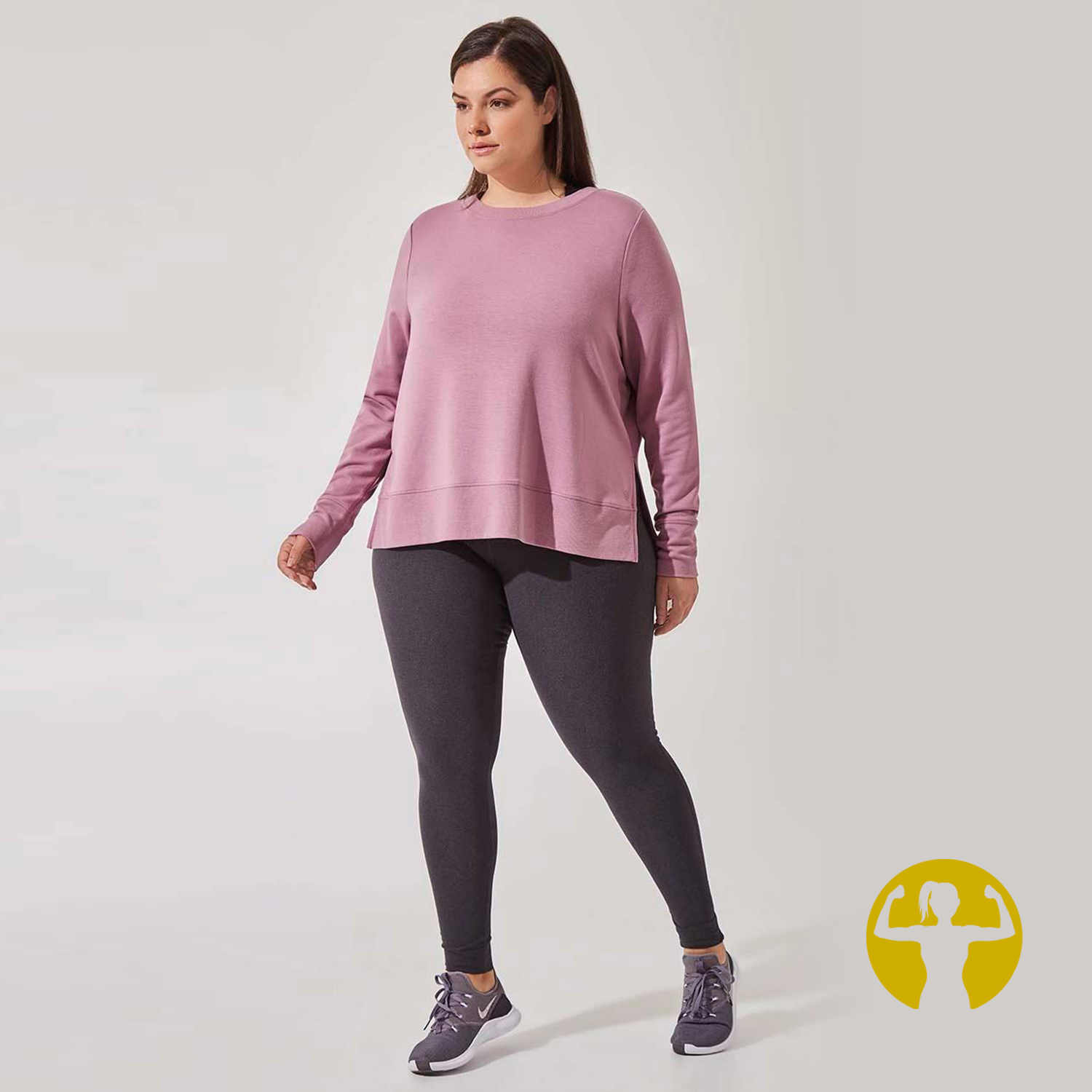 Rapid High Waisted Leggings (Charcoal 3X)