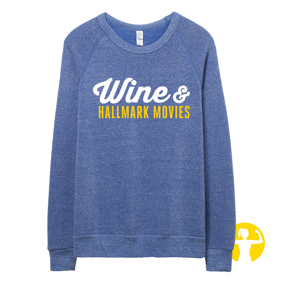 Wine & Hallmark Movies Eco-Fleece Sweatshirt (XS-2XL)