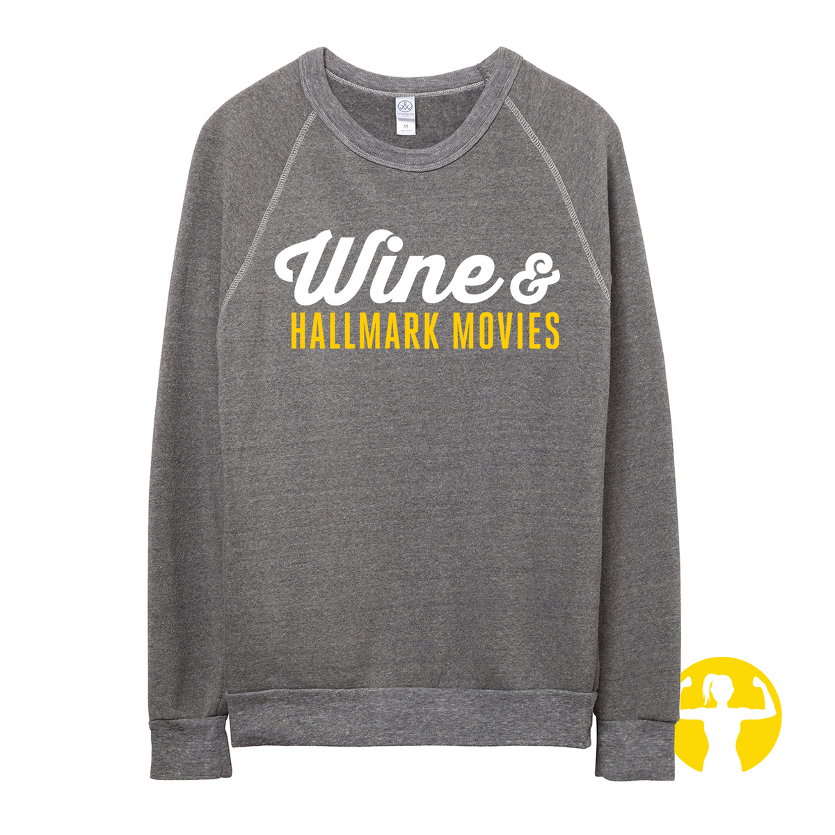 Wine & Hallmark Movies Eco-Fleece Sweatshirt (XS-2XL)