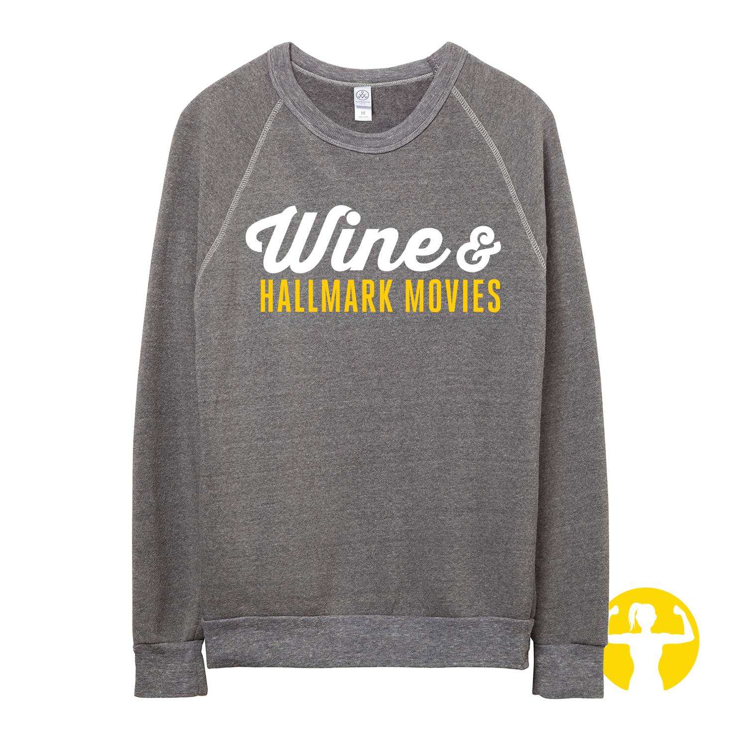 Wine & Hallmark Movies Eco-Fleece Sweatshirt (XS-2XL)