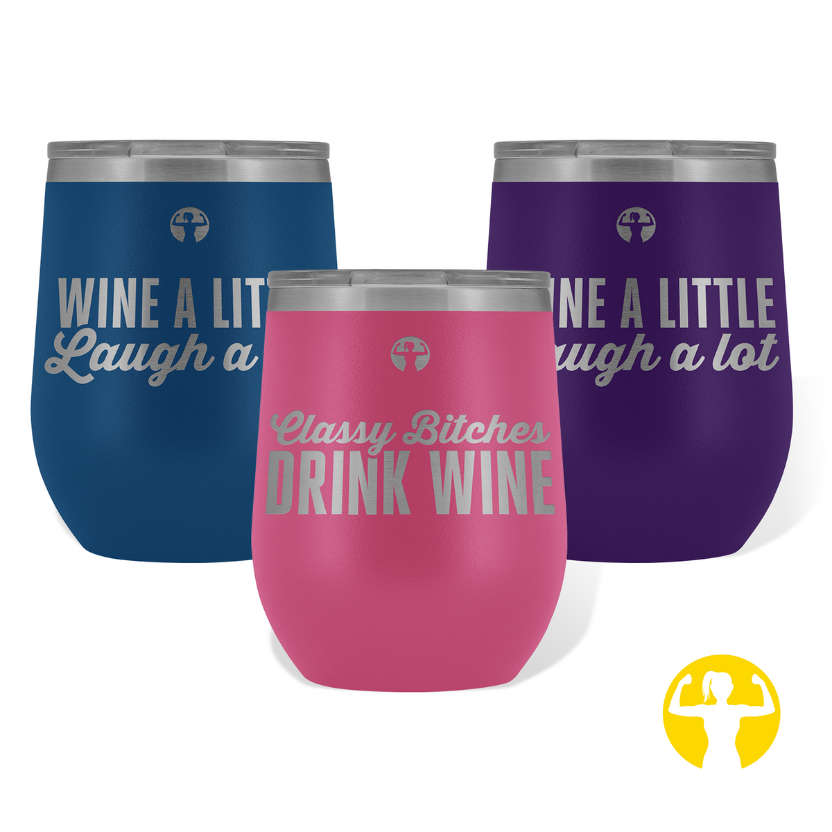 Outdoor Stemless Wine Tumblers