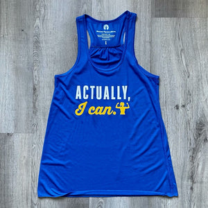 Clearance Flowy Racerback Tank Tops, Various Sayings (Size: Large)
